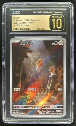 2024 Pokemon Cyber Judge JP Meltan Art Rare #081/071 CGC 10 Pristine - Image 1