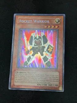 Yugioh Rocket Warrior CT2-EN005 Secret Rare Promo NM - Image 2