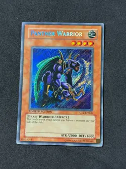 Yugioh Panther Warrior CT2-EN006 Secret Rare Promo NM+ - Image 1