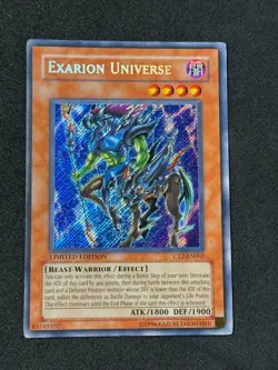 Yugioh Exarion Universe CT2-EN002 Secret Rare Promo MP - Image 1