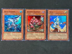 Yugioh CMC Promo Lot: Abyss Solider, Teva, Inferno Hammer MINT - Image 1
