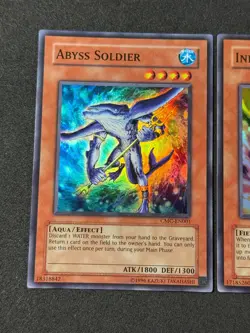 Yugioh CMC Promo Lot: Abyss Solider, Teva, Inferno Hammer MINT - Image 2