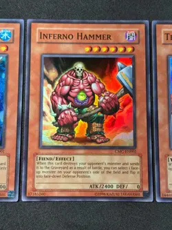 Yugioh CMC Promo Lot: Abyss Solider, Teva, Inferno Hammer MINT - Image 3