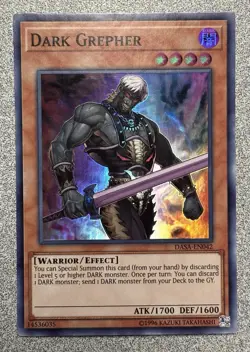 Dark Grepher DASA-EN042 Dark Saviors Super Rare Unlimited NM - Image 1