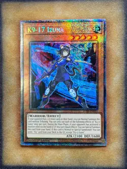 Yugioh K9-17 Izuna JUSH-EN031 Starlight Rare 1st Ed NM - Image 1