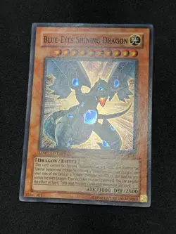 Yugioh Blue-Eyes Shining Dragon MOV-EN001 Super Rare Limited NM - Image 2