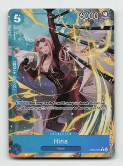 Hina (Alternate Art) R Extra Booster: One Piece Heroines Edition EB03-025 NMFoil - Image 1