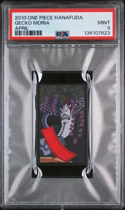 2010 ONE PIECE HANAFUDA APRIL GECKO MORIA PSA 9 - Image 1