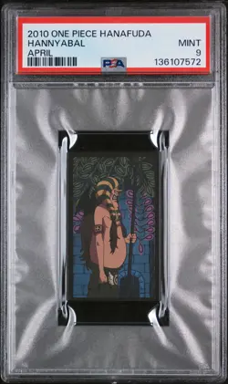 2010 ONE PIECE HANAFUDA APRIL HANNYABAL PSA 9 - Image 1
