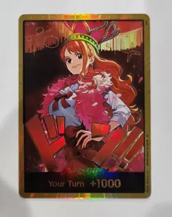 One Piece Card Game Nami Gold DON!! Heroines Edition English EB03 Don - Image 1