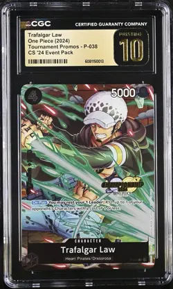 Trafalgar Law P-038 | ONE PIECE CHAMPIONSHIP 2024 | PROMO | CGC PRISTINE 10 :) - Image 1