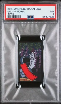 2010 ONE PIECE HANAFUDA APRIL GECKO MORIA PSA 7 - Image 1