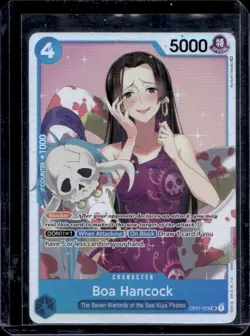2022 One Piece Romance Dawn Boa Hancock Super Rare #OP01-078 - Image 1