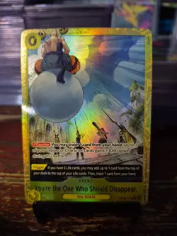 You're the One Who Should Disappear (Alternate Art) OP06-115 PRB-02 Foil MINT - Image 1