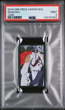2010 ONE PIECE HANAFUDA JUNE SENGOKU PSA 9 - Image 1
