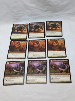 Lot Of (57) Wow TCG Gladiators Quest And Location Rare Uncommon Common Cards - Image 5