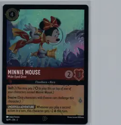 Minnie Mouse - Wide-Eyed Diver | 16 Promo | Disney Lorcana Promo Cards | LP - Image 1