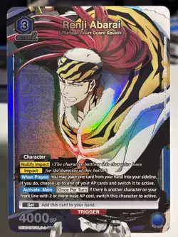 Union Arena Bleach Renji Abarai Parallel 2-Star Figure UEX01BT/BLC-2-028 - Image 1