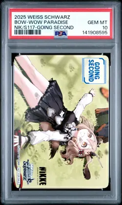 2025 WEISS SCHWARZ GODDESS OF VICTORY: NIKKE BOW-WOW PARADISE PSA 10 - Image 1