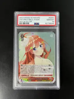 Weiss Schwarz Quintuplets Itsuki Nakano Continuous Pursuit of Ideals SR PSA 10 - Image 1