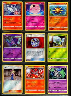 Pokemon SUN & MOON Set Collection Cards Huge Lot HOLO Reshiram REVERSE Foil RARE - Image 2