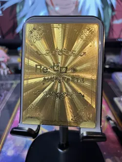 Goddess Story Metal Card Rare Anime Waifu Re:Zero Rem - Image 1