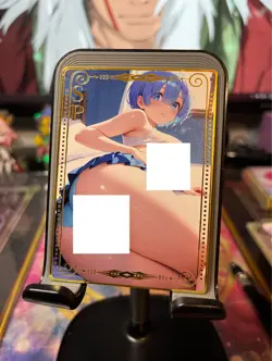 Goddess Story Metal Card Rare Anime Waifu Re:Zero Rem - Image 2