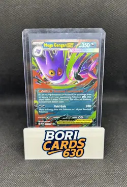 Mega Gengar ex 056/094 Holo ME02: Phantasmal Flames Pokemon Card - Image 3