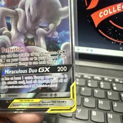 Pokemon Mewtwo & Mew GX Tag Team Black Star Promo SM191 Holo Card - Image 3