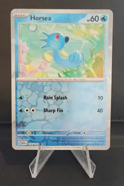 Pokemon: S&V 151 - Horsea 116/165 - Holo Error Card - Image 1