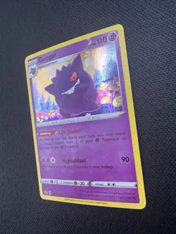 Pokemon Gengar Sword and Shield Promo Cosmo Holo Card #TG06 - NM - Image 5