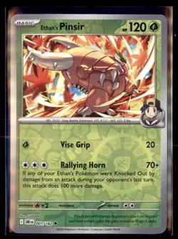 Pokemon Ethan's Pinsir 1/182 Destined Rivals Reverse Holo 3 Card Lot - Image 1