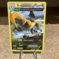 Dragonite 52/108 Roaring Skies Full Art Holo Rare Holo Pokemon Card LP/NM 52/108 - Image 1