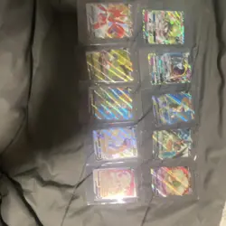 Pokemon GX and V Card Lot - 10 Cards - READ DESCRIPTION FOR CONDITIONS OF CARDS - Image 1