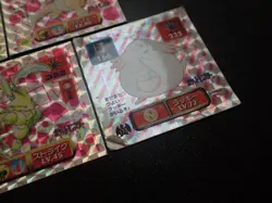 Pokemon Card Amada Sticker Prism Foil Holo x5 Flareon Dragonite etc #6112 - Image 5