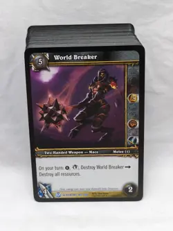 Lot Of (77) Wow TCG Gladiators Rogue Mage Warrior Rare Uncommon Common Cards - Image 1