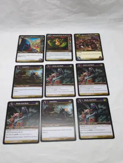 Lot Of (77) Wow TCG Gladiators Rogue Mage Warrior Rare Uncommon Common Cards - Image 5