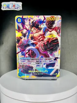 One Piece Card Game 🏴‍☠OP11-118 Monkey.D.Luffy SEC NM Alt Art Foil ENGLISH - Image 1
