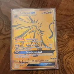 Pokemon Solgaleo GX Full Art Promo Holo SM104 250 HP Beast Card - Image 1
