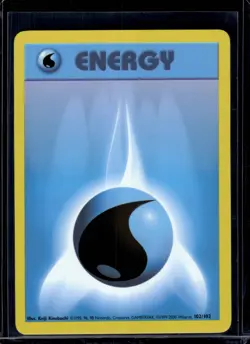 Water Energy 102/102 Pokemon Blue Trading Cards - Image 1