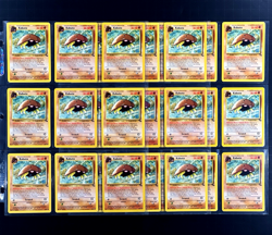 1999 Pokemon KABUTO 50/62 Unlimited Edition FOSSIL SET Non Holo Cards Lot WotC - Image 1