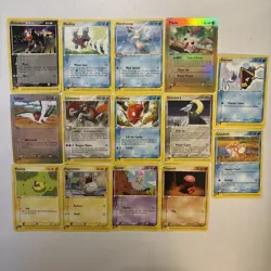 Pokemon E-Reader 14 Card Lot Rare + Foil WOTC Vintage Salamence, Skarmory+ - Image 1