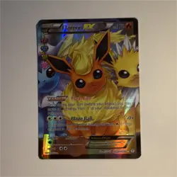 Pokemon Flareon EX Full Art Holo Ultra Rare Generations RC28/RC32 TCG Card - Image 1