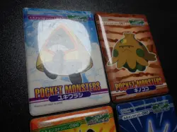 Pokemon Bandai Waterproof Bathroom Menko Card x4 Meowth etc #6133 PLAY - Image 5