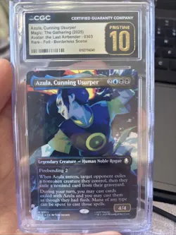 Azula, Cunning Usurper (Borderless, Foil) Avatar: TLA - CGC Pristine 10 - Image 1