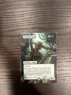 Primeval Titan (Extended Altered Art, Acrylic Paint) - Image 1