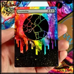 Doomsday Altered Art - Hand Painted MTG Alter - Magic - Revelen's Light - Image 1