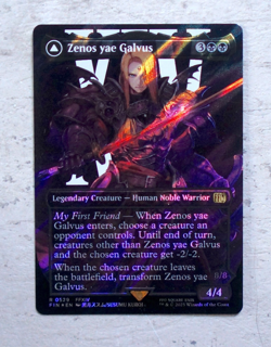 Zenos yae Galvus Legendary Creature - Human Noble Warrior NM Surge Foil - Image 1