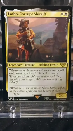 Lotho, Corrupt Shirriff - NM - MTG - The Lord of the Rings - LTR - ENG - Image 1