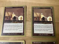 4x Play Set Metalworker 135 Vintage Non-Foil LP Gold Border 2000 Gold Worlds MTG - Image 2